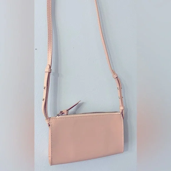 Frame les second mini crossbody pink purse leather made in Italy! Like new!! - Picture 6 of 16